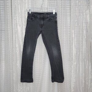 O'Neill Black Distressed Denim Jeans Stringer Fit Skinny Jeans Women's Sz27